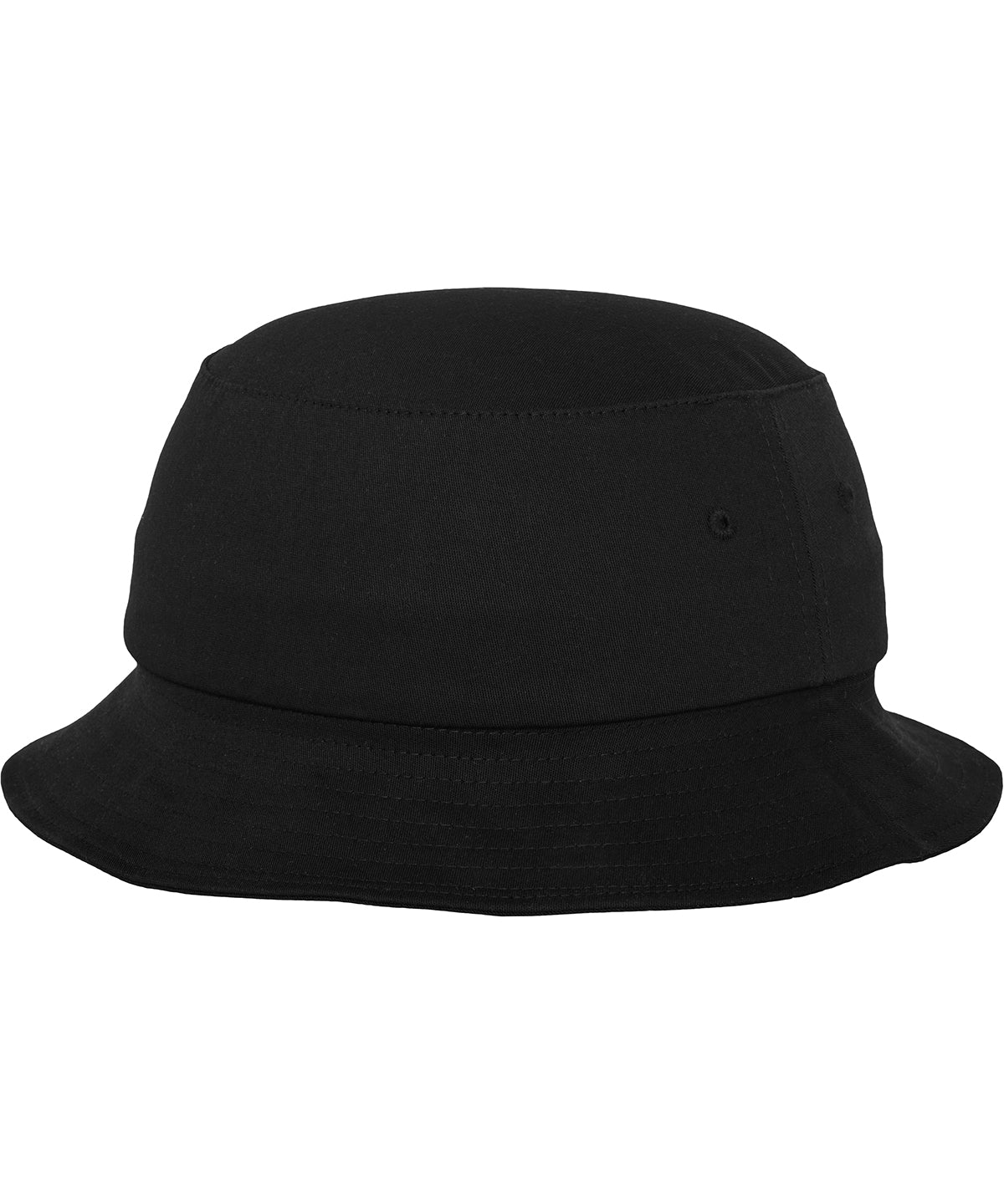 Gorra de cubo de sarga de algodn Flexfit (5003) | Negro