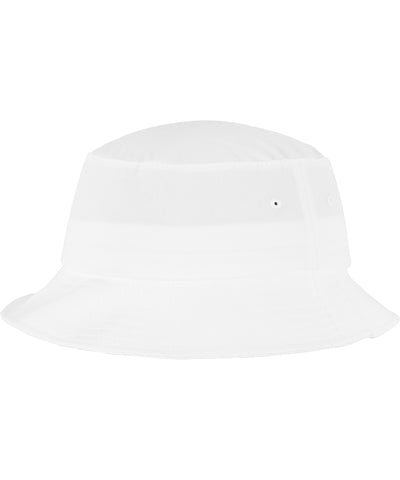 Gorra de cubo de sarga de algodn Flexfit (5003) | Blanco