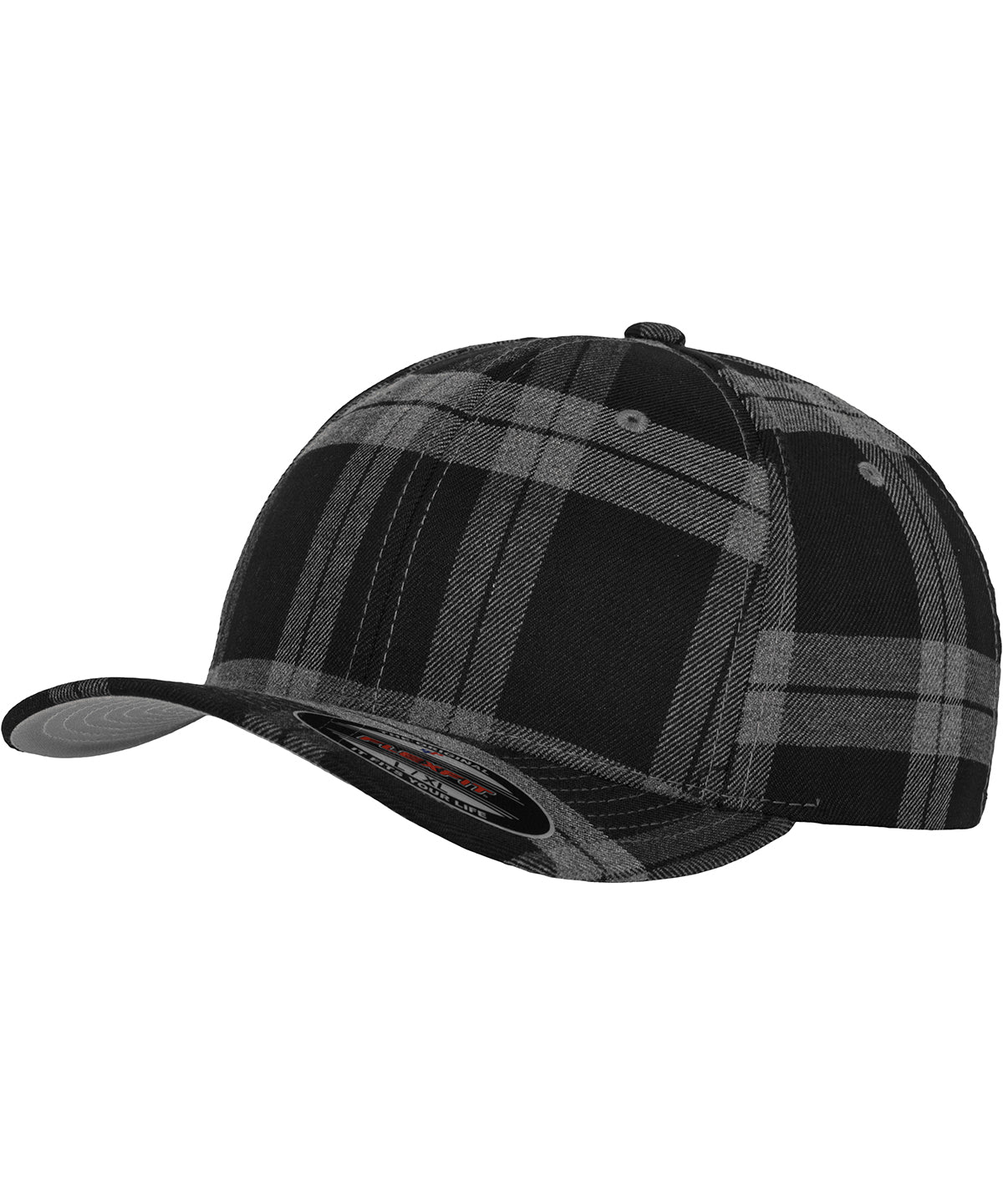Flexfit Scottish Tartan (6197) | Schwarz/Grau