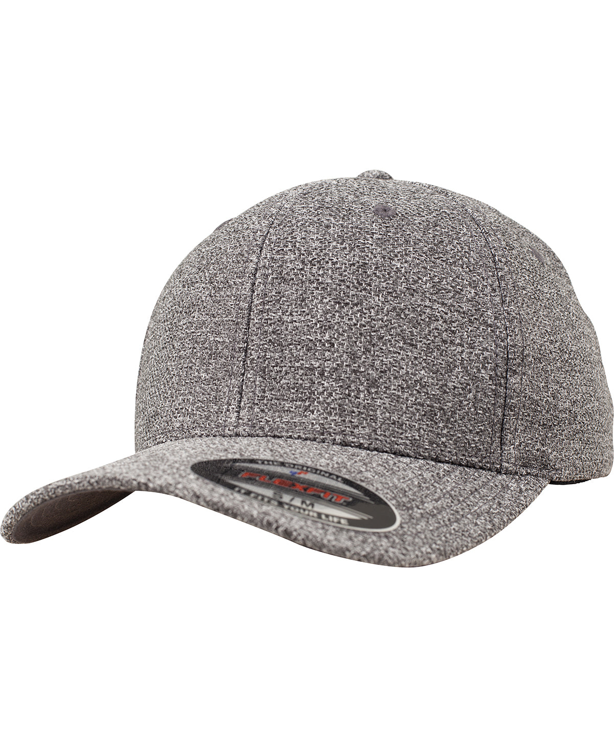 Gorra Flexfit mélange (6355) | Gris Oscuro Jaspeado
