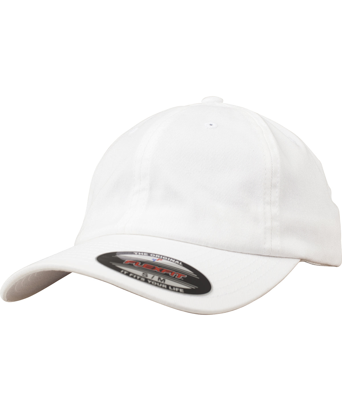 Gorra de algodn Flexfit twill para pap (6745) | Blanco