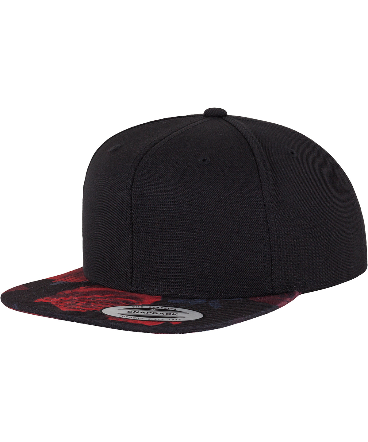 Casquette snapback rose (6089R) | Nègre/Rojo