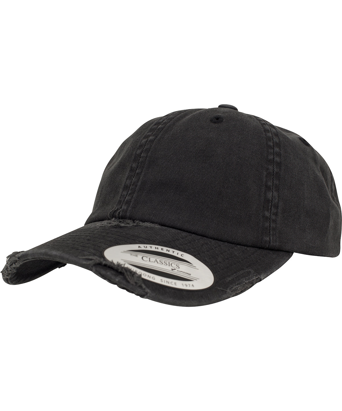 Casquette détruite à faible profil (6245DC) | nègre