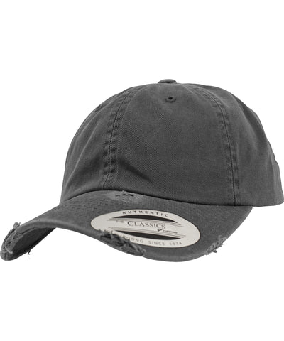 Gorra destrozada de perfil bajo (6245DC) | Gris Oscuro