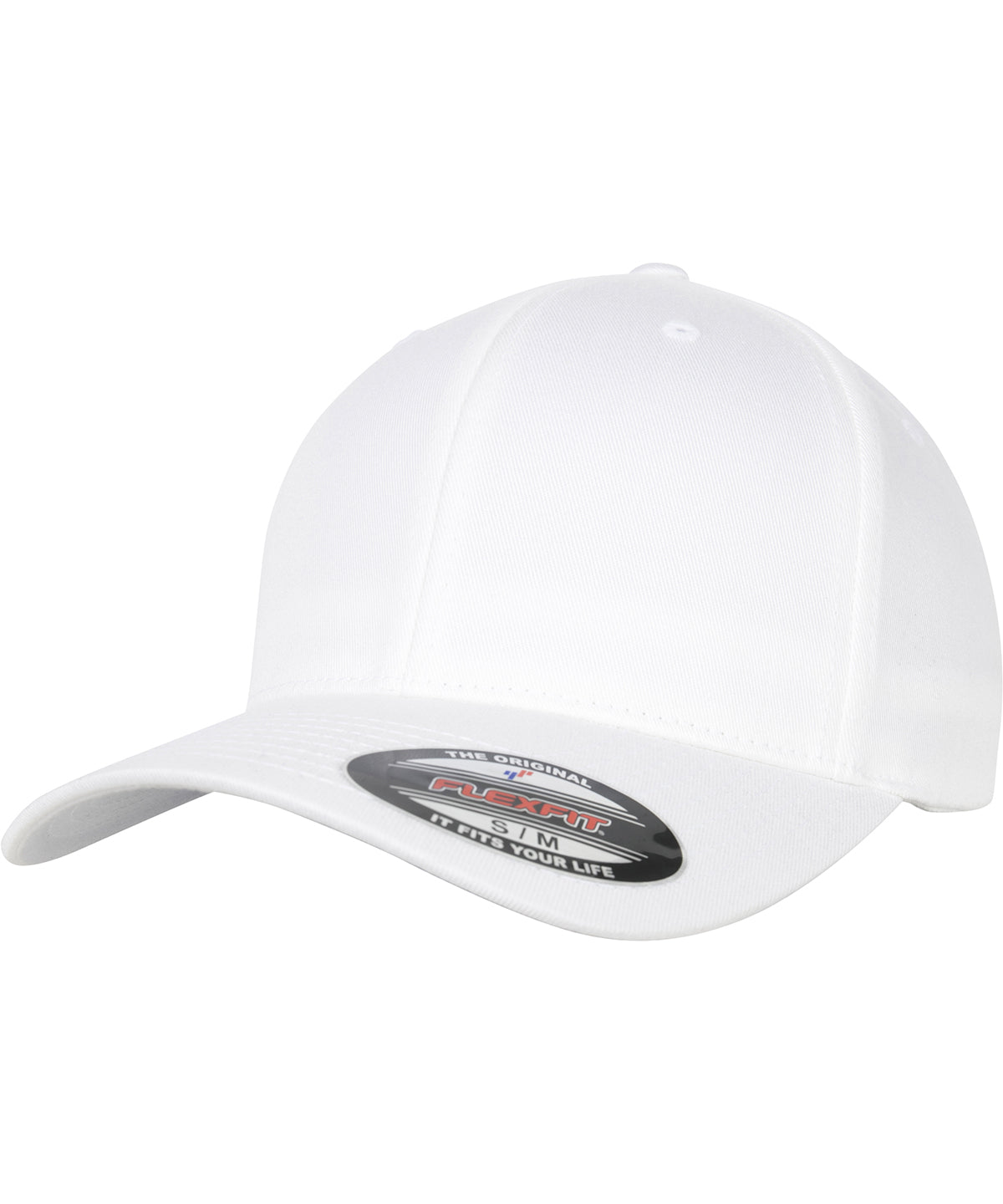Gorra de algodn orgnico Flexfit (6277OC) | Blanco