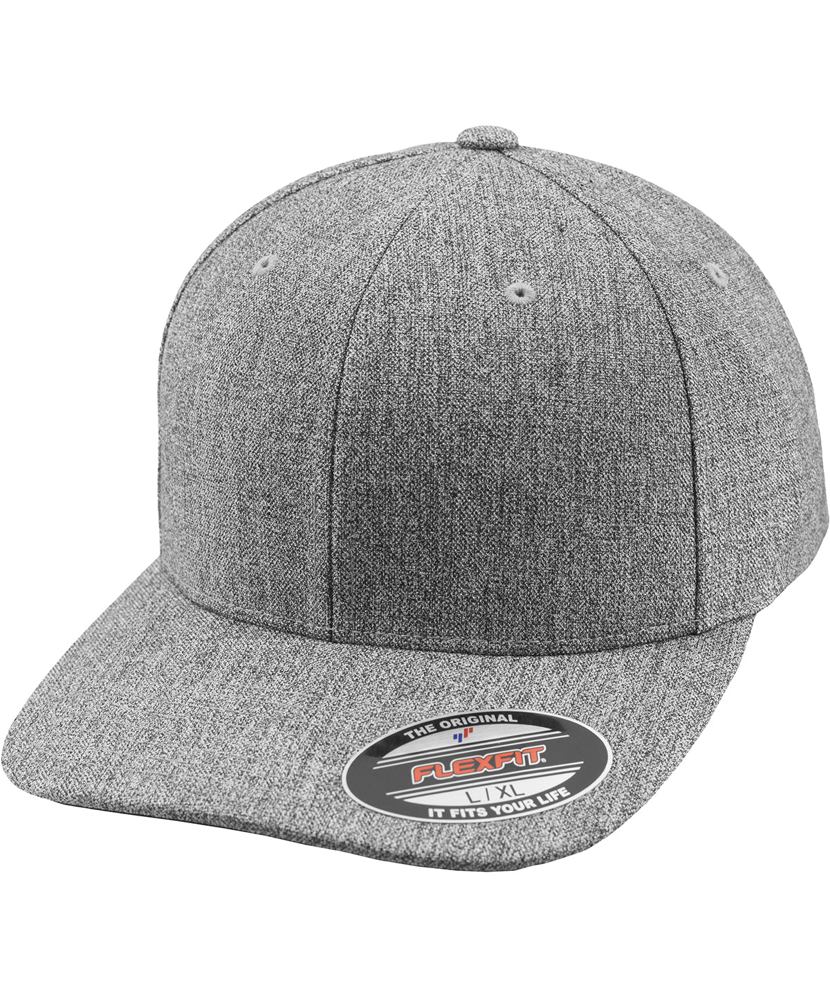 Gorra Flexfit lisa (6277PS) | Gris Jaspeado