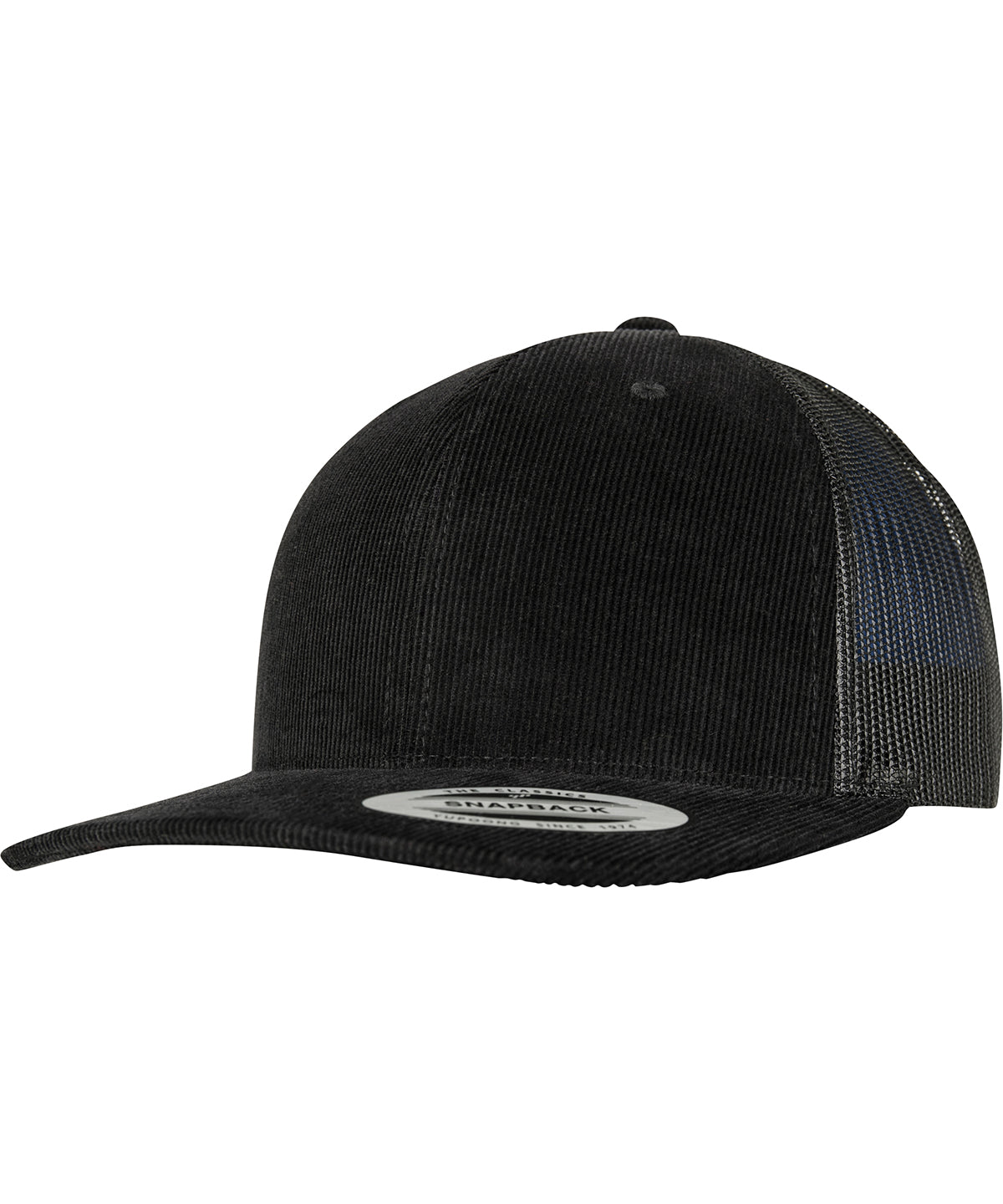Corduroy Retro Trucker (6606CT) | Schwarz