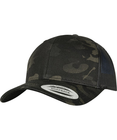 Camionero retro Multicam® (6606MC) | Negro Multicam