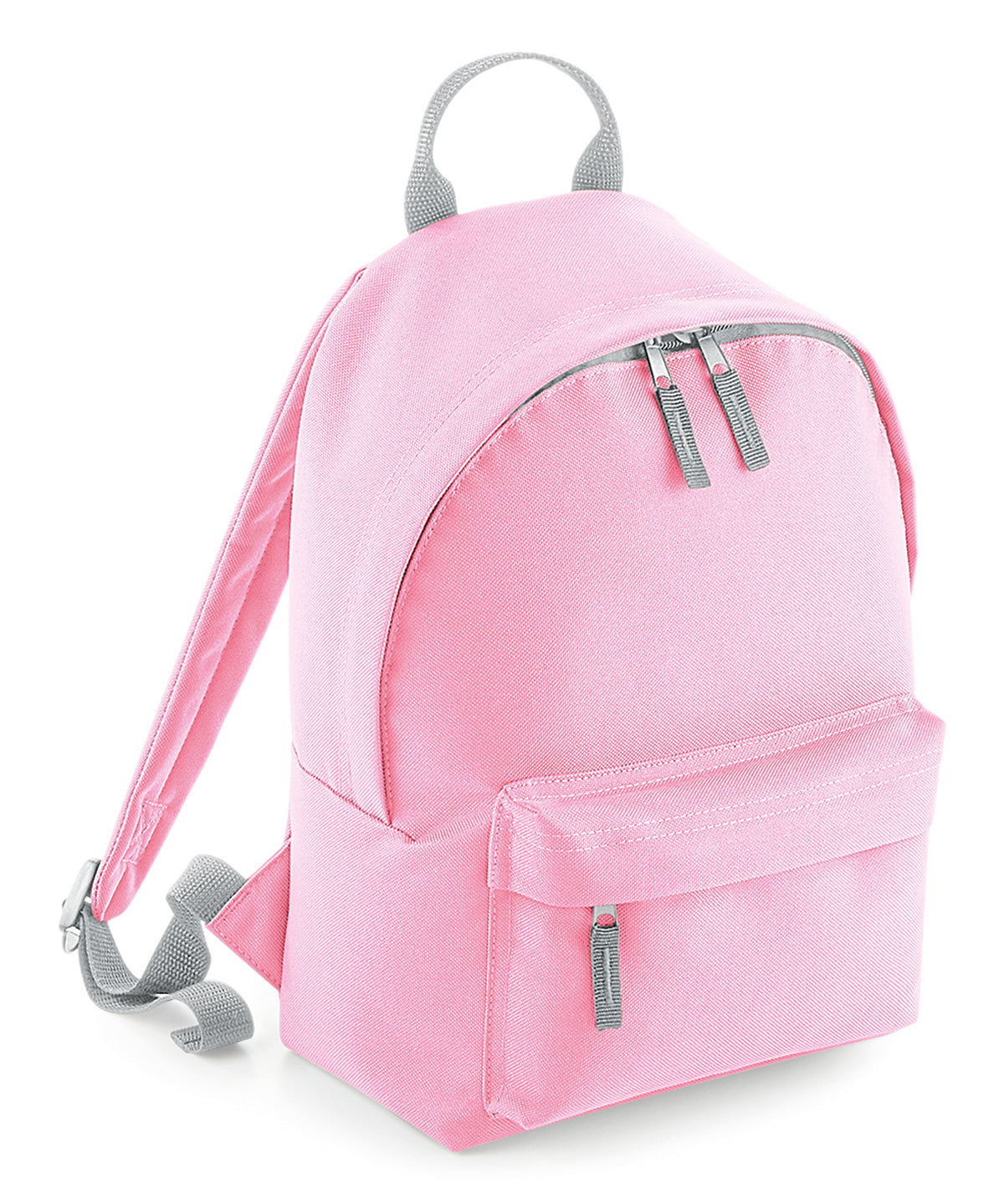 Modischer Mini-Rucksack | Klassisch Pink/Hellgrau