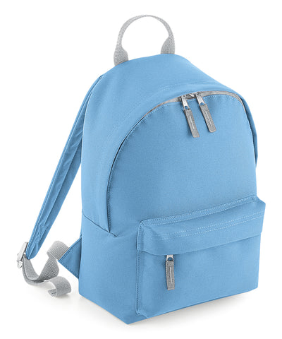 Mochila mini de moda | Azul Cielo/Gris Claro