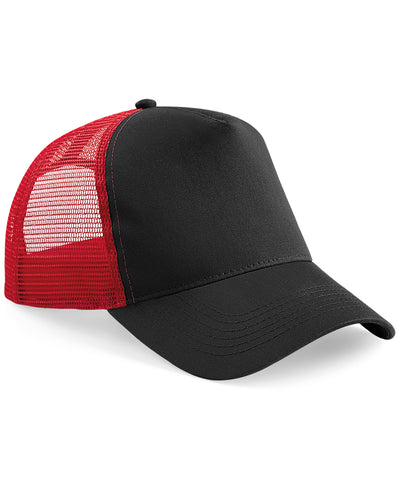 Gorra trucker Snapback | Negro/Rojo Clsico