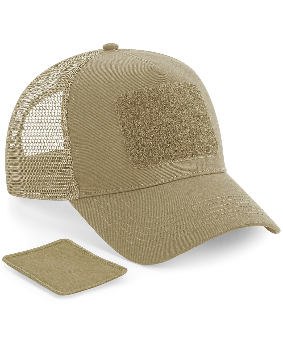 Trucker Cap mit Patch | Desert Sand
