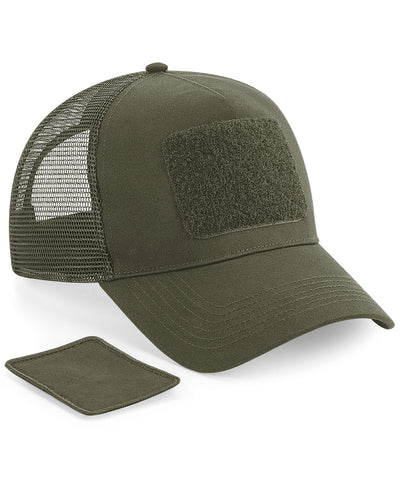 Gorra trucker con parche | Verde Militar