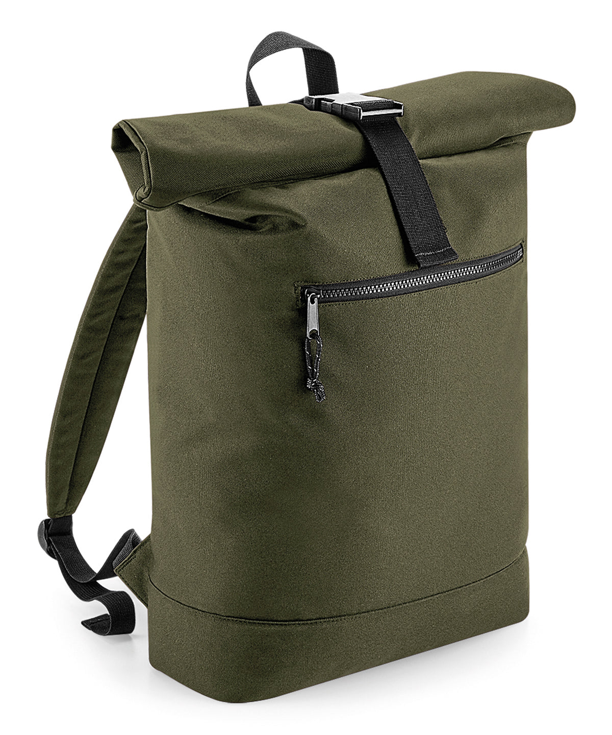 Mochila de rollo superior reciclada | Verde Ejrcito