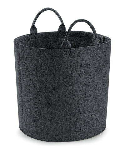 Cesta de fieltro | Gris Carbn