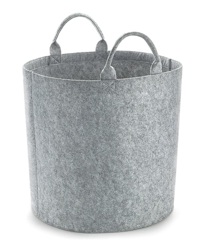 Cesta de fieltro | Gris Jaspeado