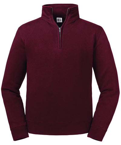 Authentic Sweatshirt mit Reißverschluss | Bordeaux