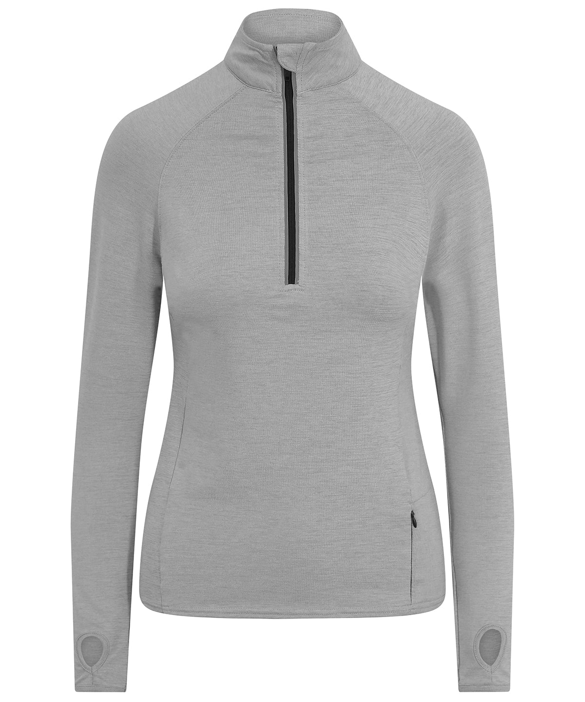Haut large de média cremaillera Cool Flex pour femme | Gris Plateado