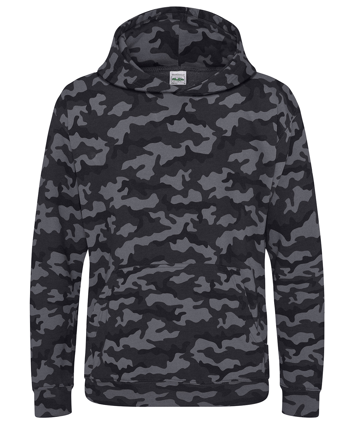 Sudadera con capucha de camuflaje para nios | Camuflaje Negro