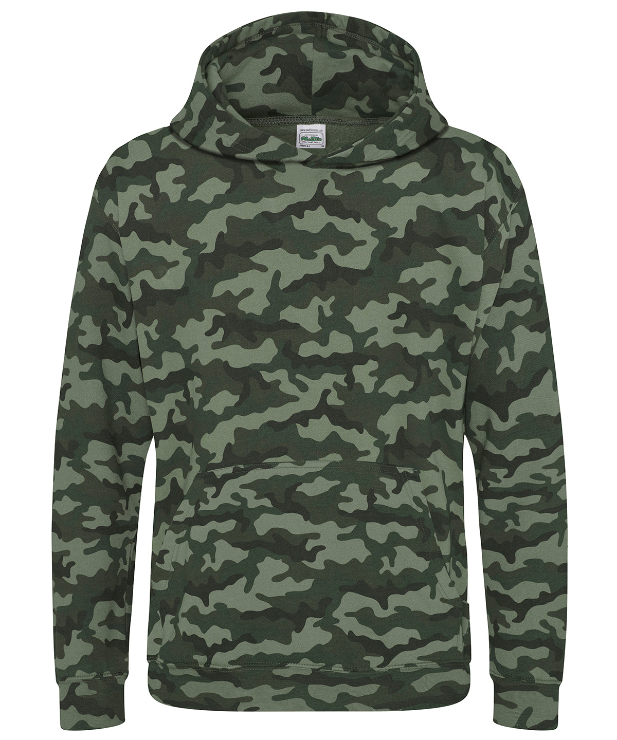 Camouflage-Hoodie für Kinder | Grüne Camouflage