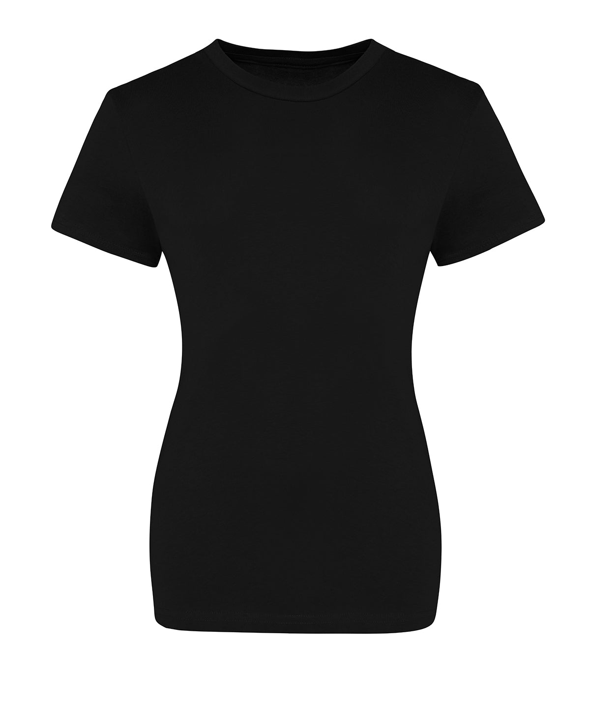La camiseta 100 girlie | Negro Intenso