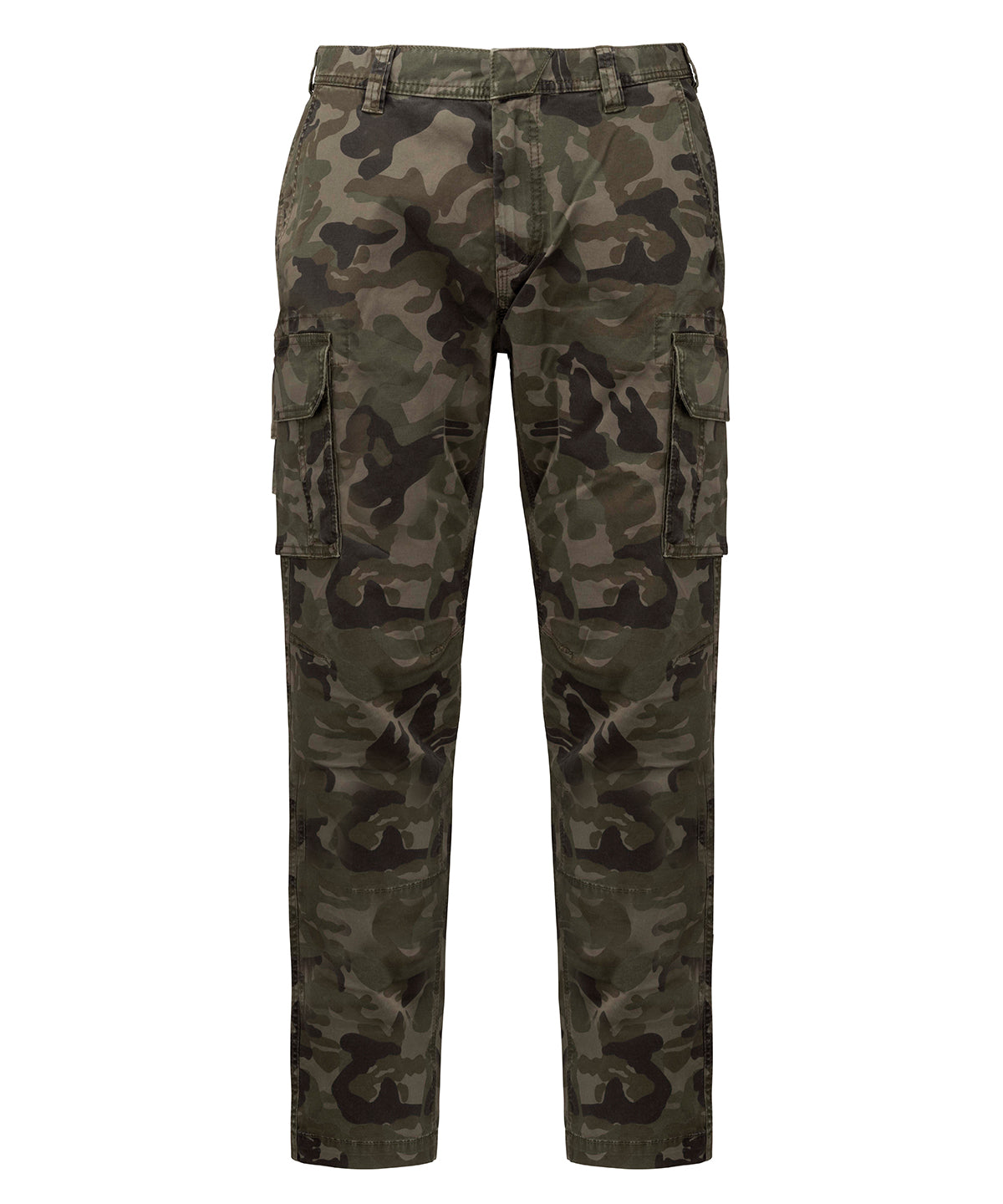 Pantalones multipoches pour hommes | Camouflage
