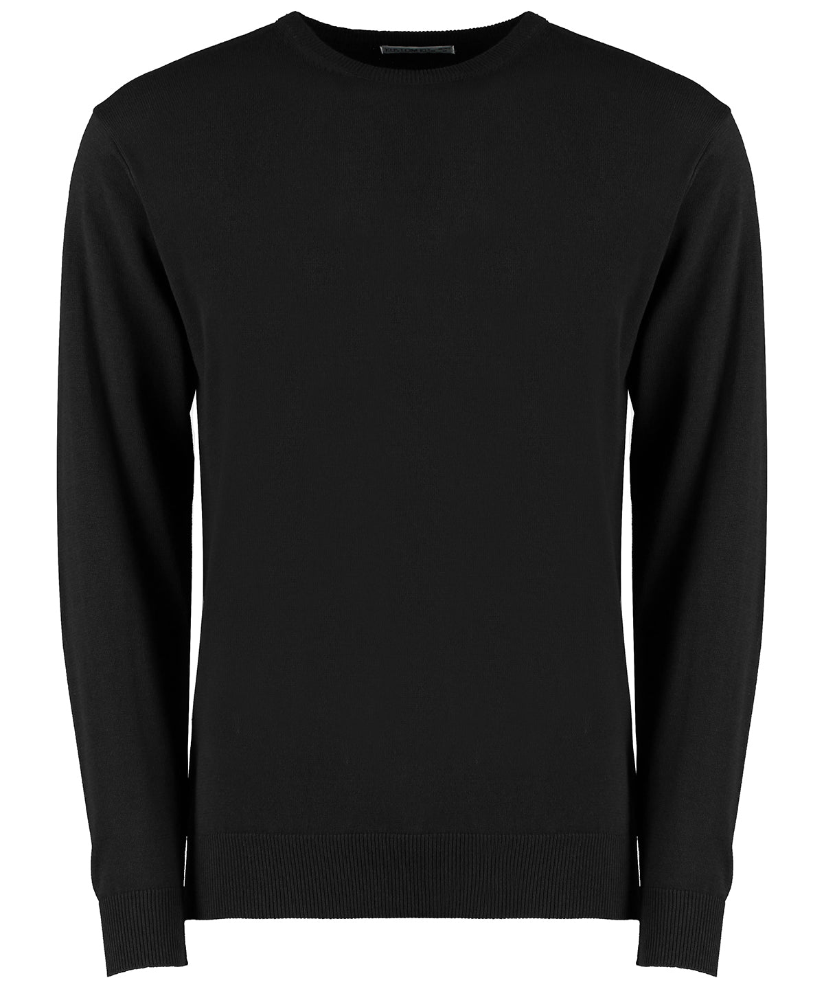 Jersey de cuello redondo Arundel de corte regular | Negro - Carbn