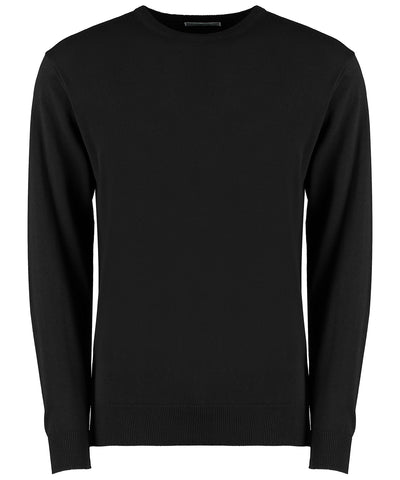 Jersey de cuello redondo Arundel de corte regular | Negro - Carbn