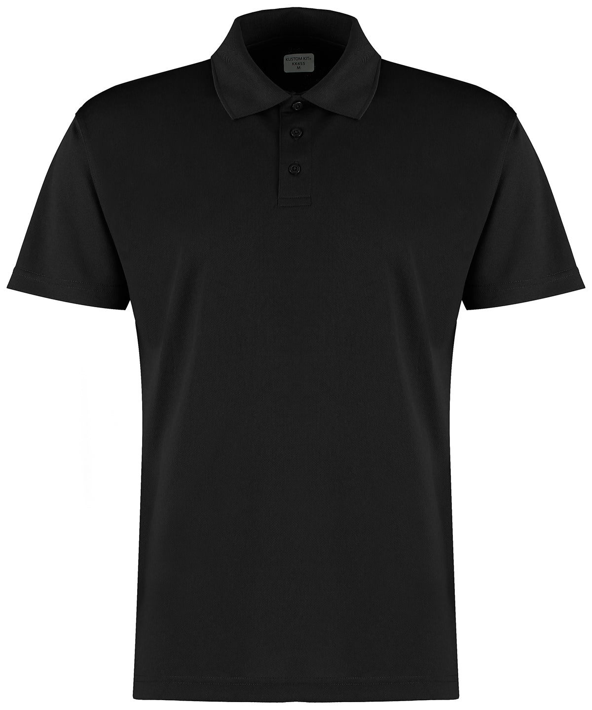 Polo de ajuste regular Cooltex® plus con micro malla | Negro - Carbn