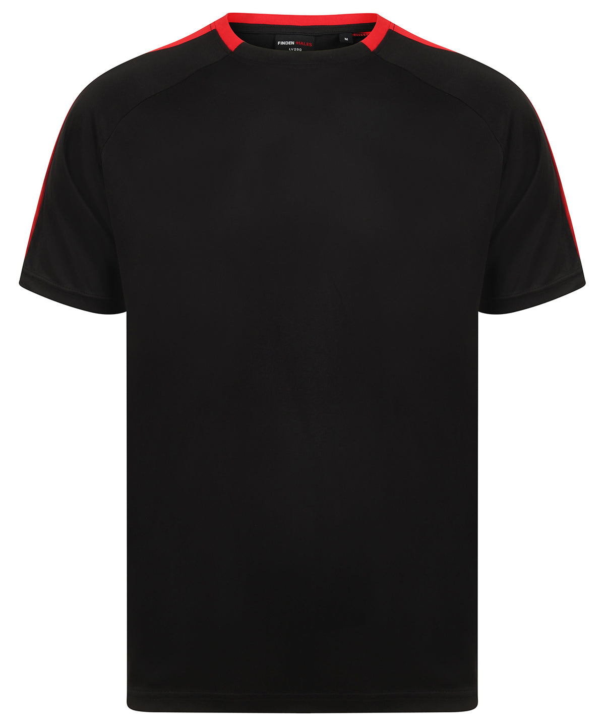 Camiseta de equipo unisex | Negro/Rojo