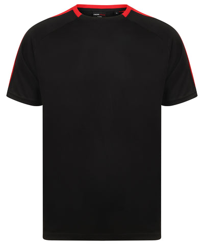 Camiseta de equipo unisexe | Nègre/Rojo