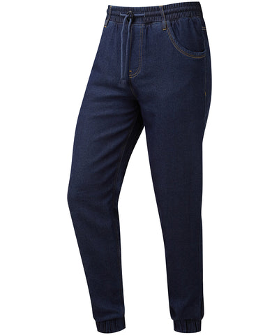 Handgefertigte Koch-Jogginghose | Indigo-Denim