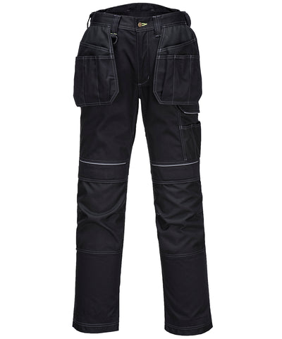 Pantalones de trabajo con funda PW3 Holster (T602) corte regular | Negro