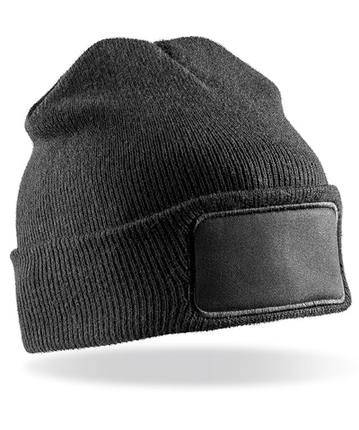 Gorro de punto doble para impresoras | Negro