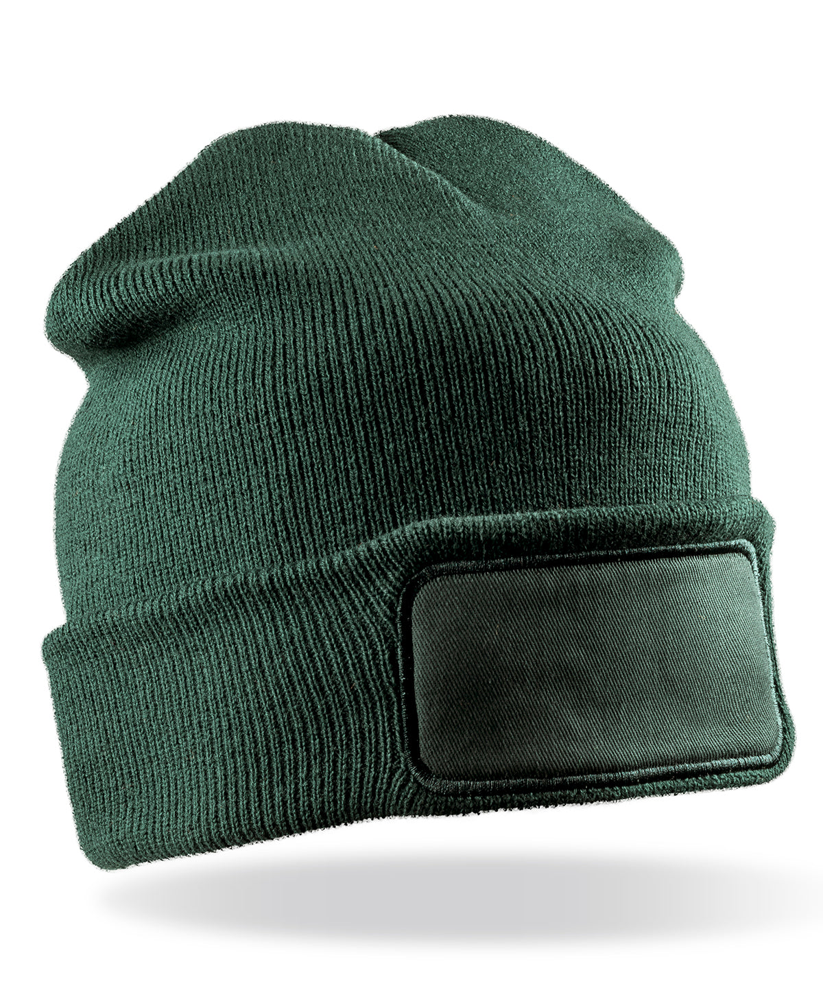 Gorro de punto doble para impresoras | Verde Botella