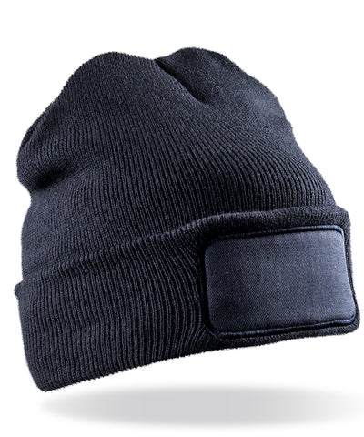 Gorro de punto doble para impresoras | Azul Marino
