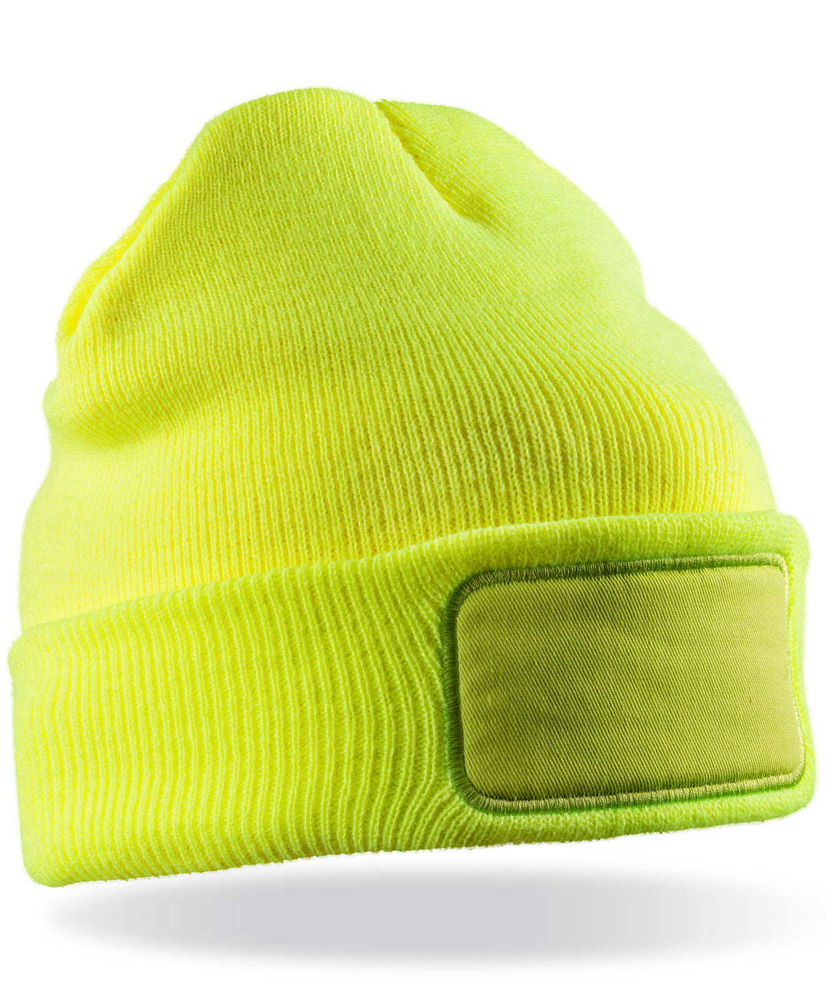 Gorro de impresoras de doble tejido Thinsulate | Amarillo Fluorescente