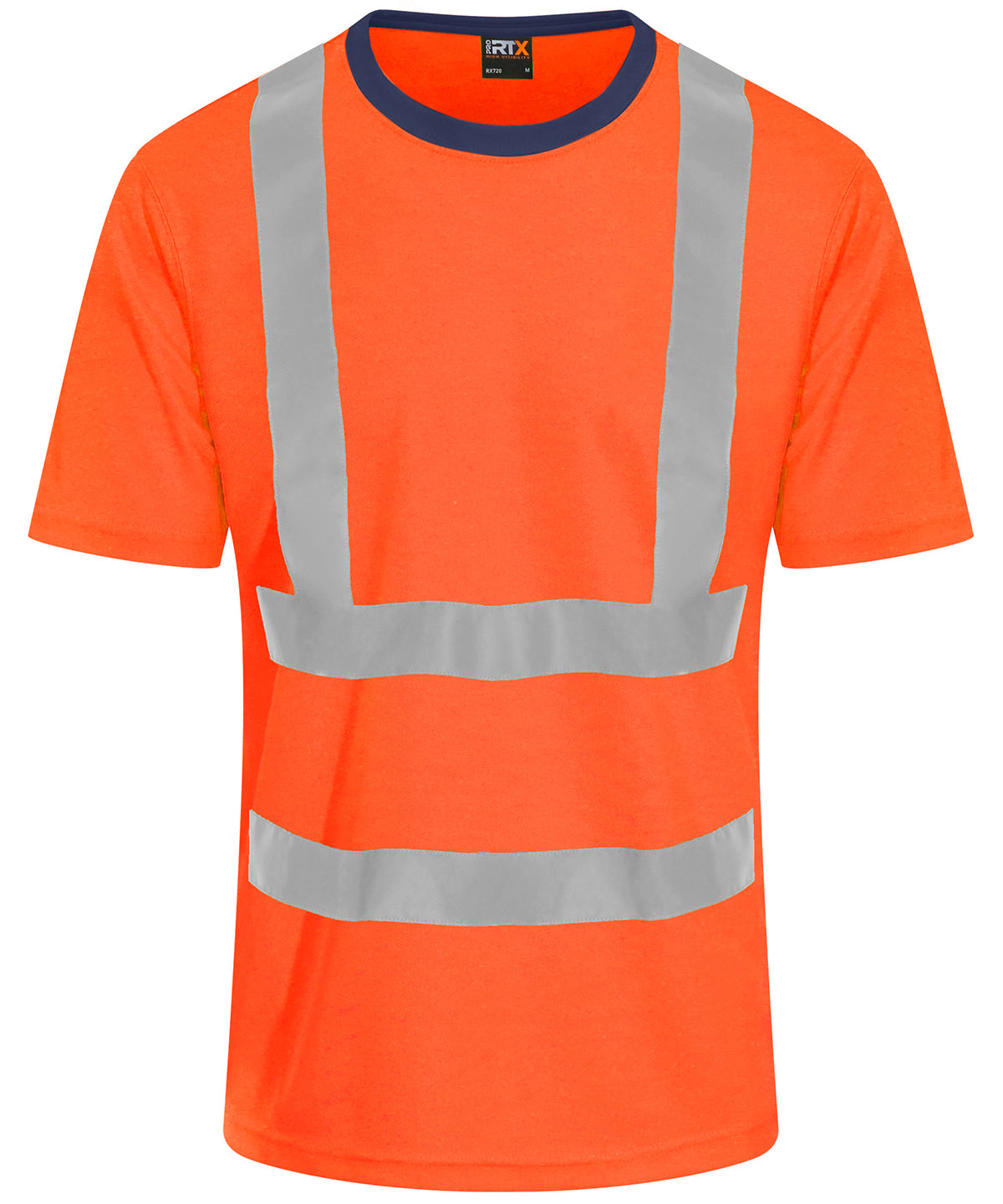 Camiseta de alta visibilidad | Naranja/Marino
