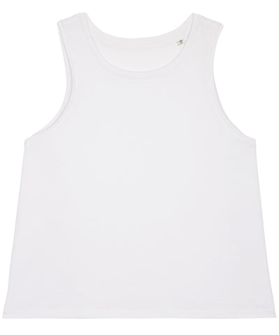 Stella Dancer Crop Tanktop für Damen (STTW038) | Weiß