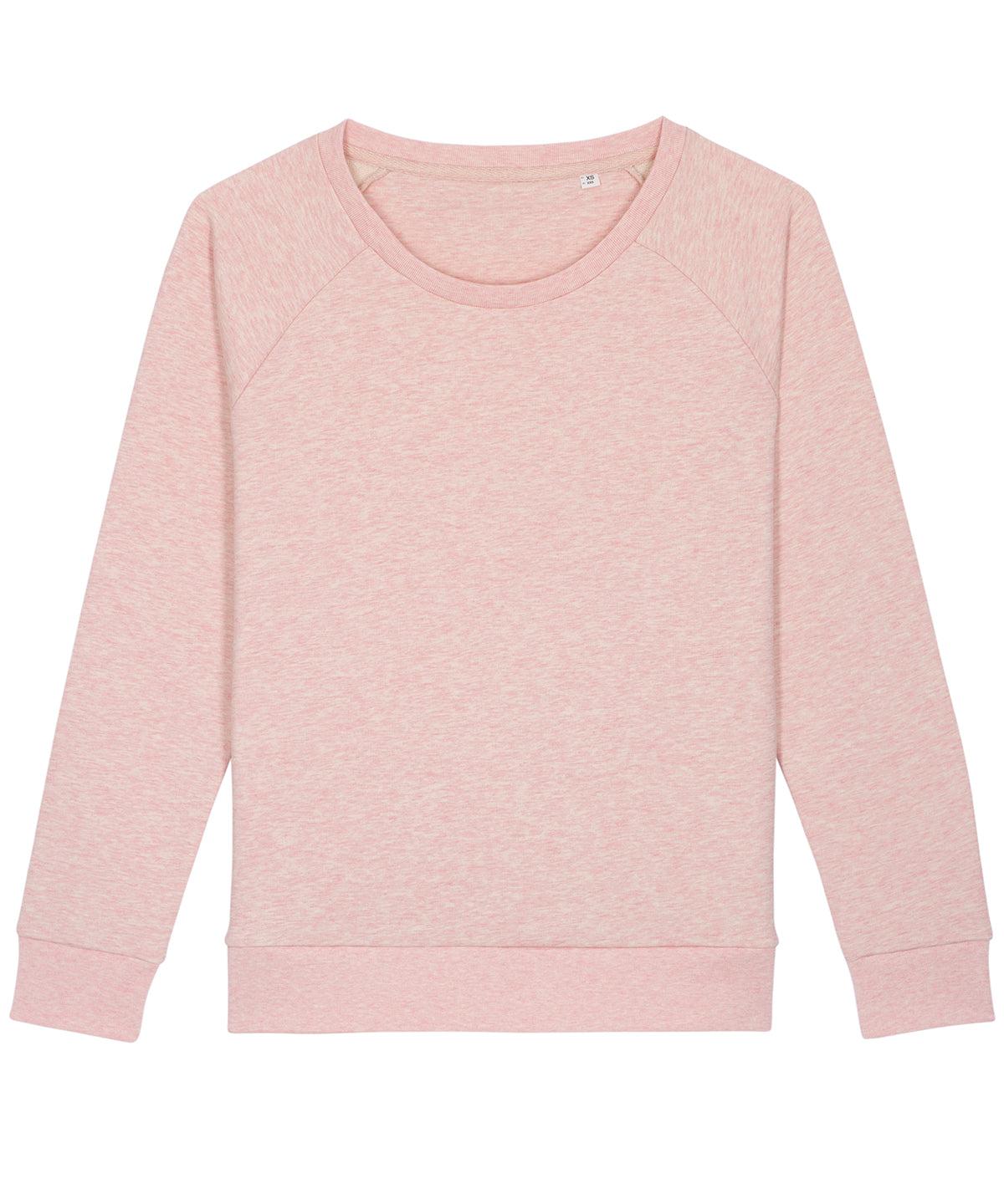 Womens Stella Dazzler relaxed fit sweatshirt (STSW125) | Cream Heather Pink