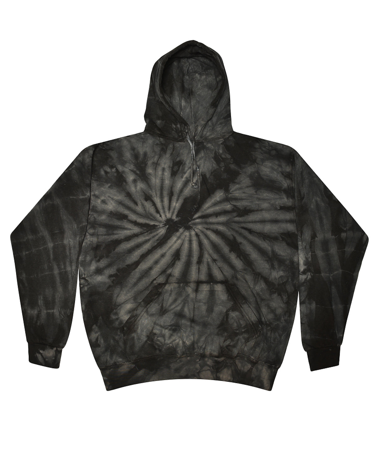 Tie-Dye Hoodie | Schwarze Spinne