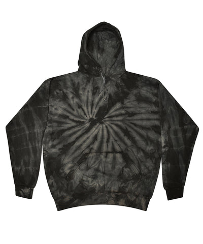 Tie-Dye Hoodie | Schwarze Spinne