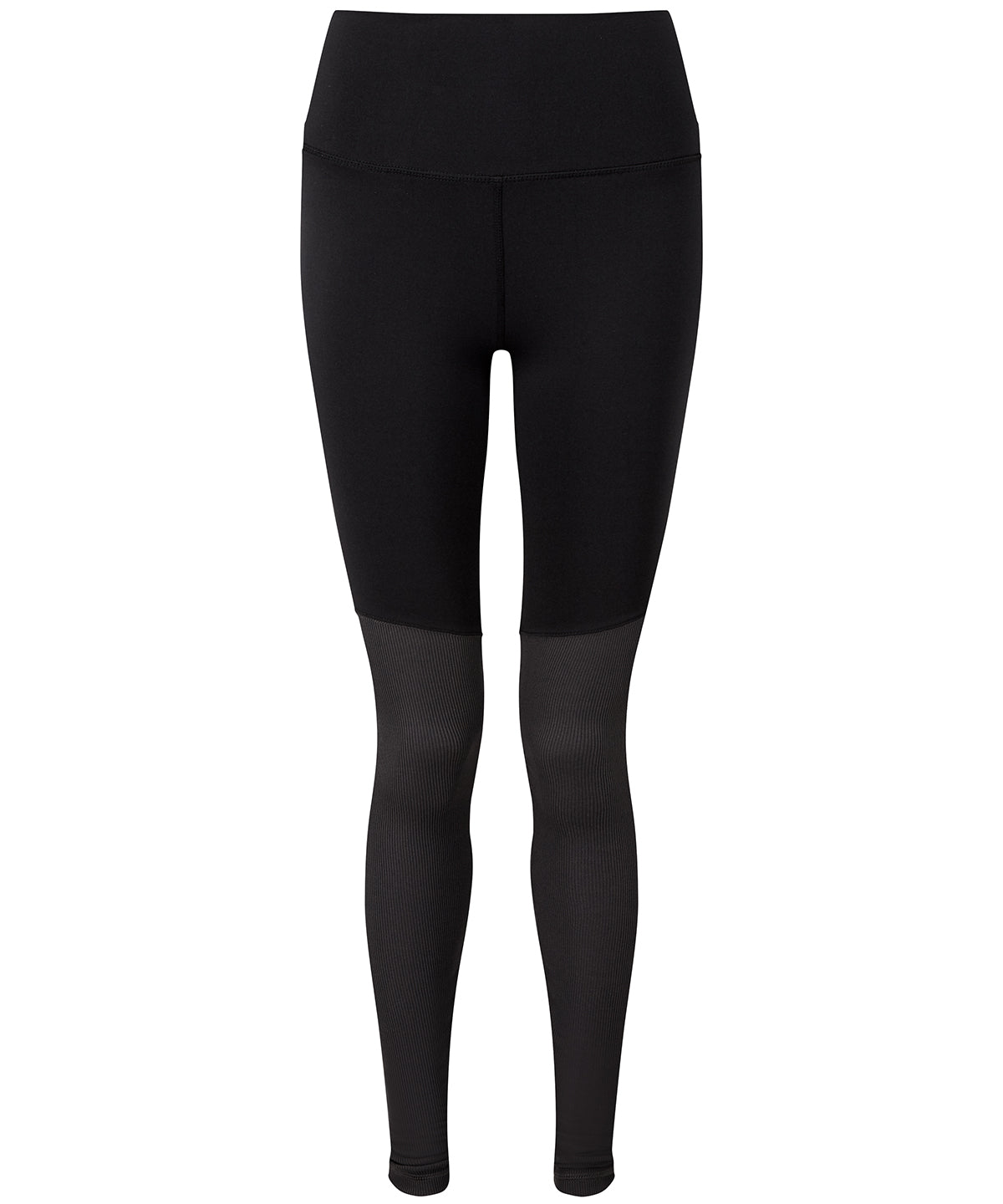 Mallas de yoga para mujer TriDri® | Negro/Antracita