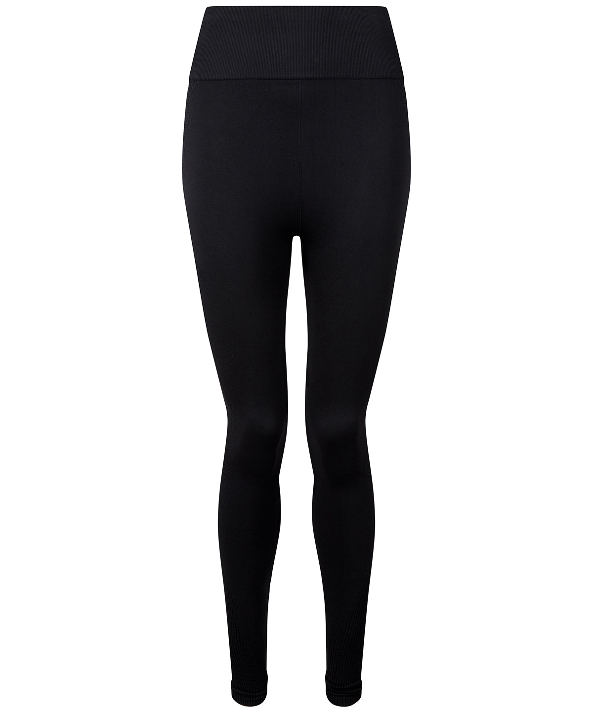 Mallas de mujer TriDri® sin costuras con ajuste 3D para deportes mltiples en color liso | Negro