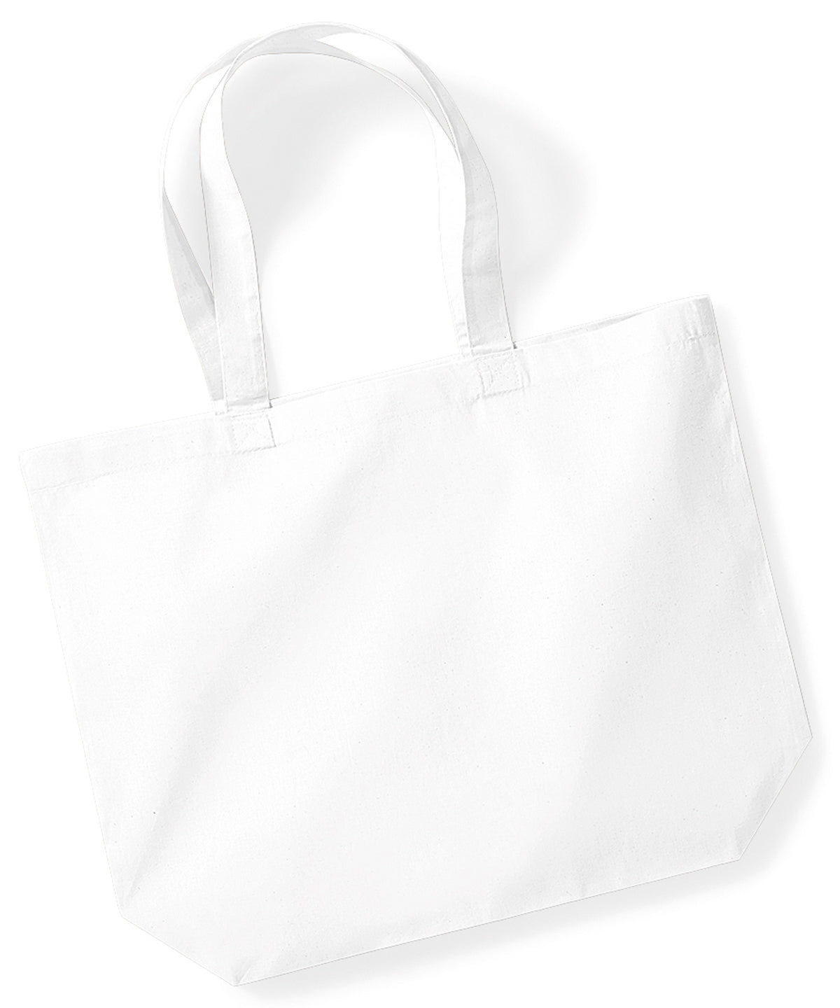 Bolso maxi de algodón orgánico premium | Blanco