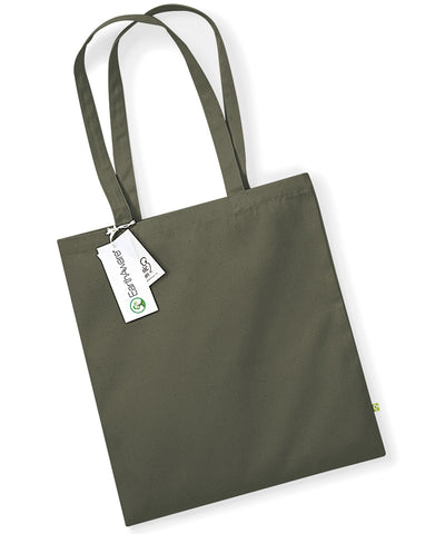 Bolsa de vida orgánica EarthAware® | Verde Oliva