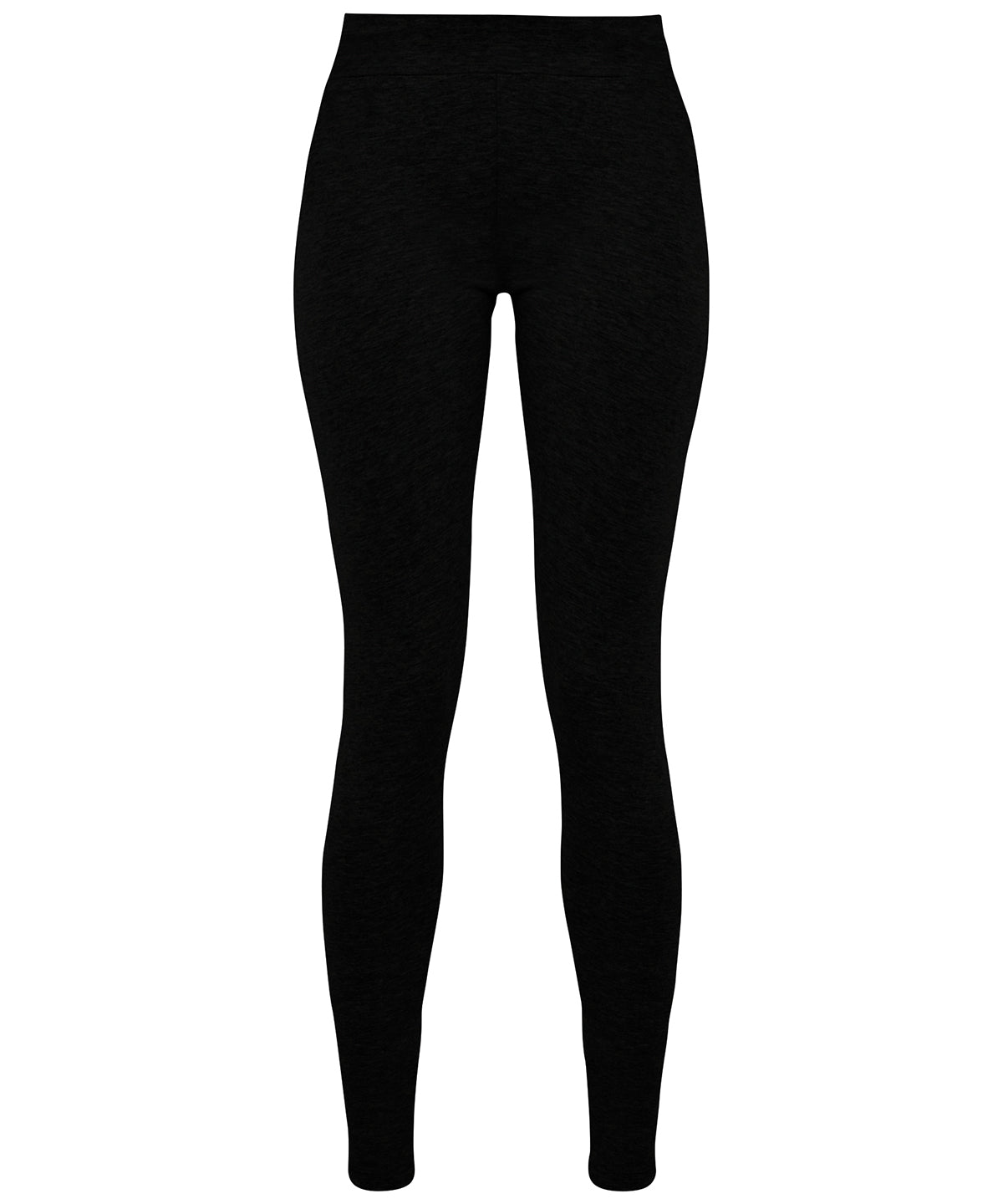 Leggings de jersey elstico para mujer | Negro