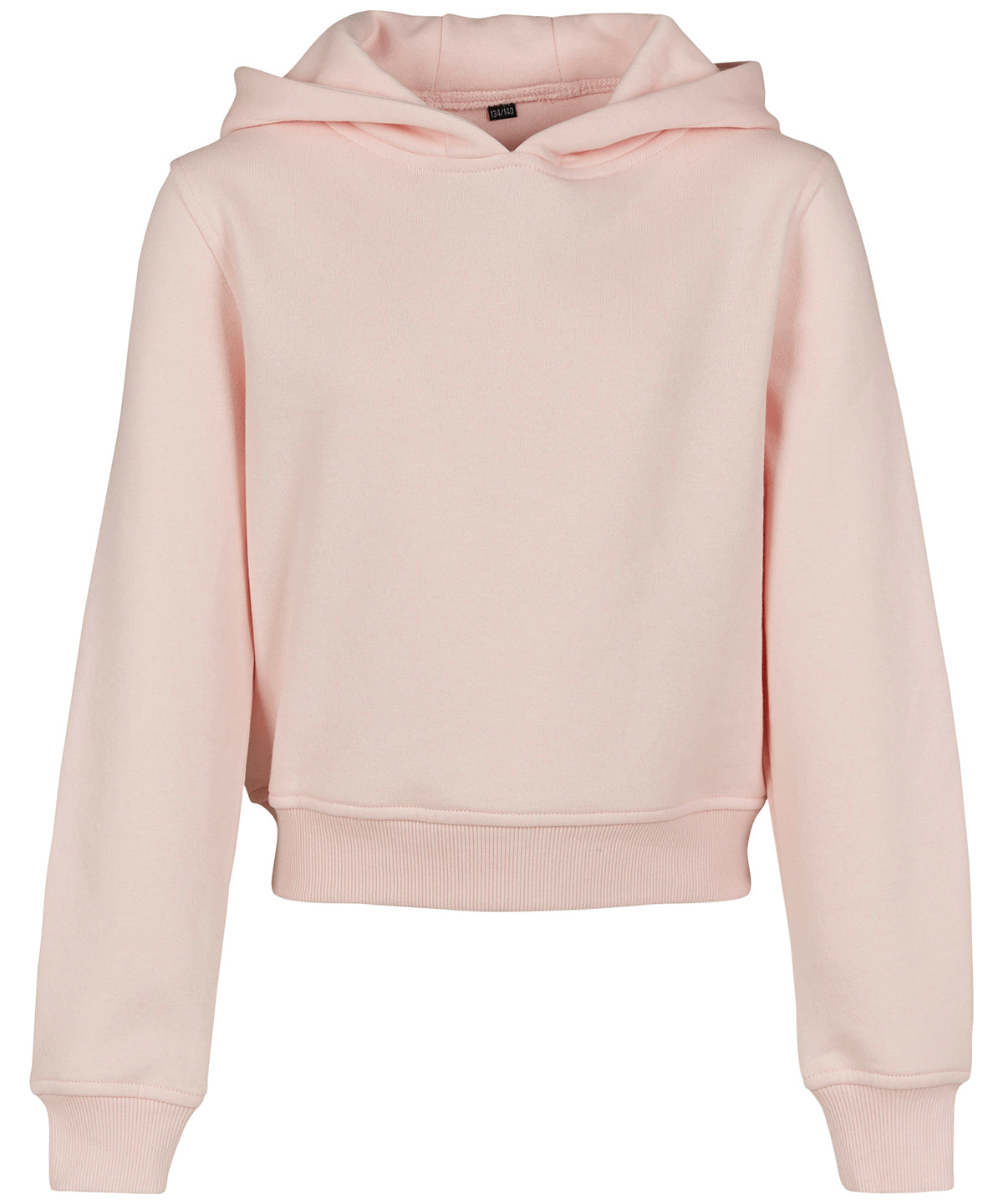 Kurzer Hoodie für Mädchen | Hellrosa