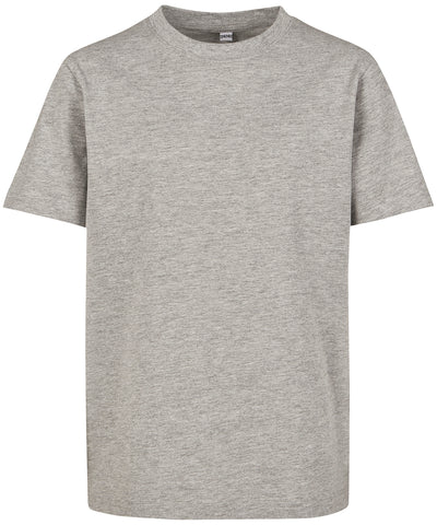 Camiseta bsica para nios | Gris Jaspeado