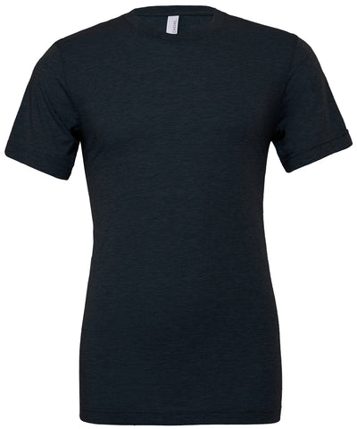 Camiseta unisex de cuello redondo de triblend | Azul Marino Slido Triblend